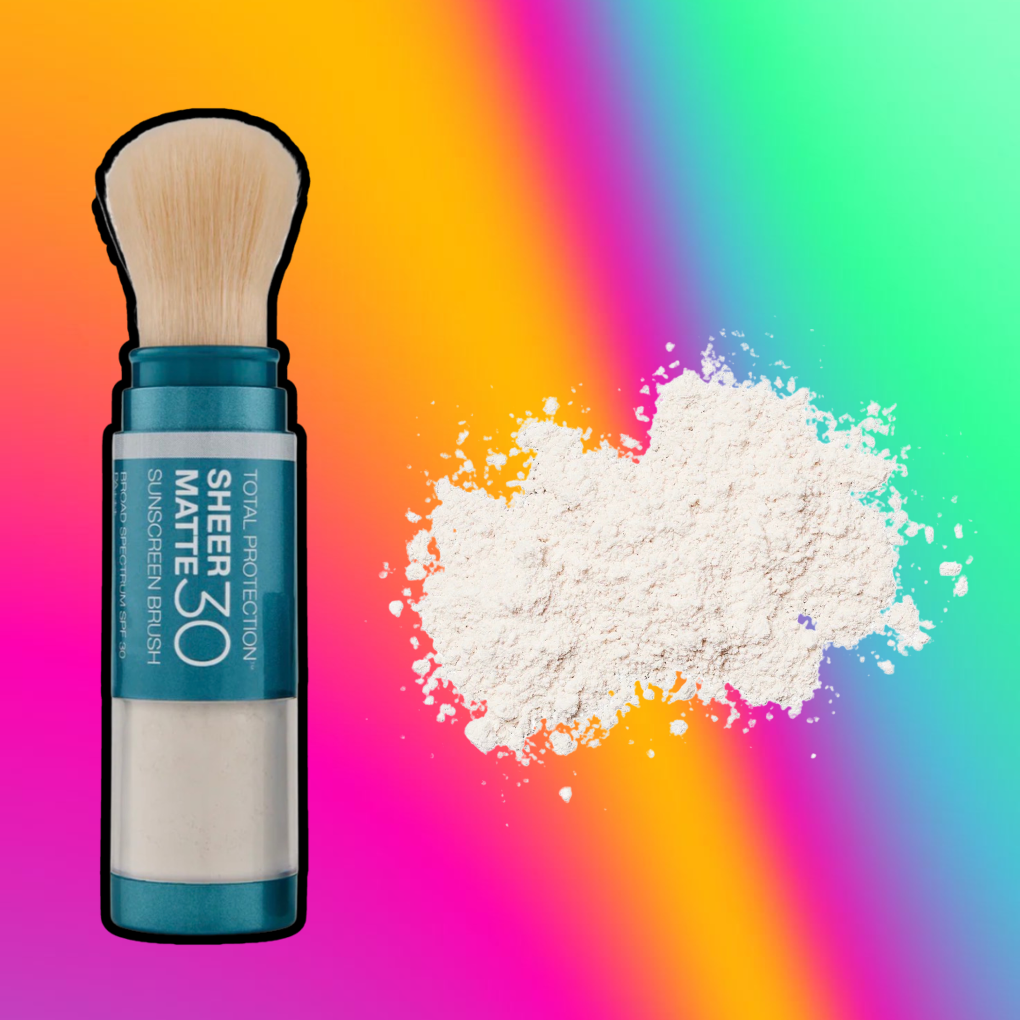 SUNFORGETTABLE TOTAL PROTECTION SHEER MATTE SPF 30 BRUSH-ON
