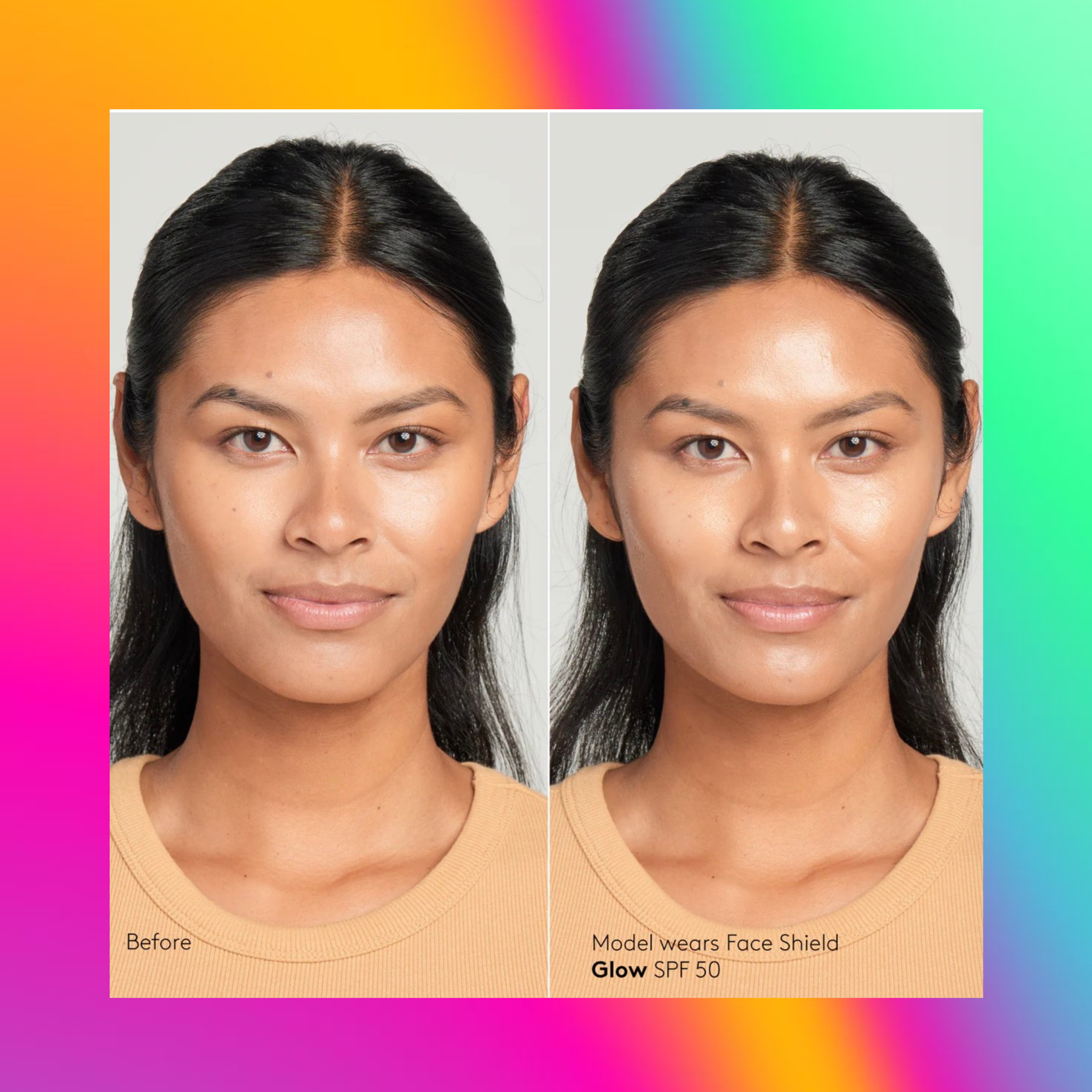 SUNFORGETTABLE TOTAL PROTECTION FACE SHIELD GLOW SPF 50