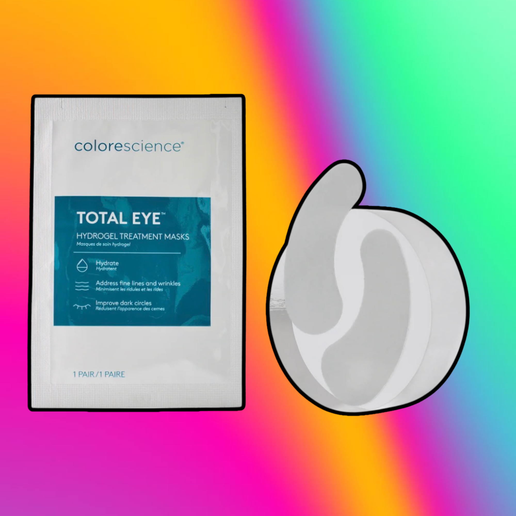 TOTAL EYE HYDROGEL TREATMENT MASKS